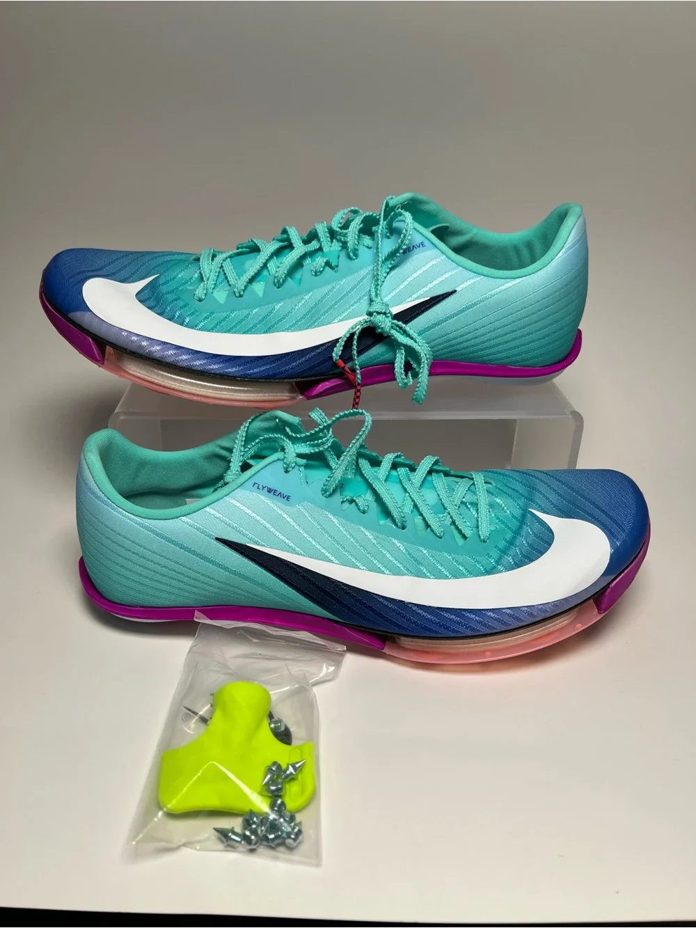 Nike Maxfly 2 RSG Track & Field Sprinting Running Spikes Blue IO0309-300 Mens 12